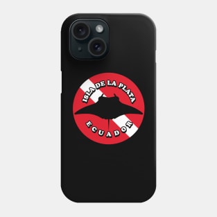 Isla De La Plata Ecuador | Manta Ray Scuba Diving Phone Case