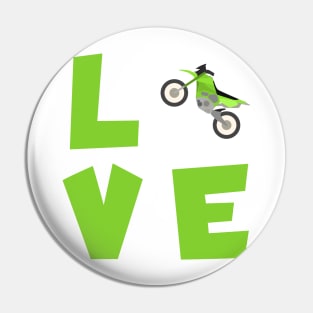 Motocross love Pin