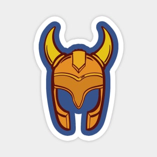 Cartoon viking helmet Magnet