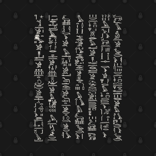 The Ancient Egyptian Language by KewaleeTee