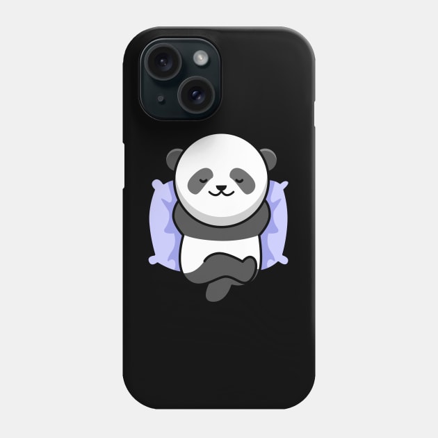 lazy panda Phone Case by BarnawiMT