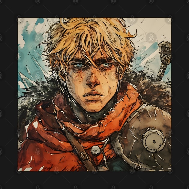 Saga of the Norse: Viking Exploration, Epic Tales, and Anime-Manga Heritage in Vinland Saga Art by insaneLEDP