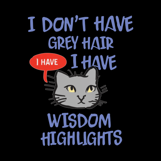 I Don't Have Gray Hair I Have Wisdom Highlights Gift by mattiet