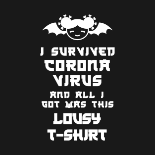 Lousy T-Shirt - White on Black T-Shirt