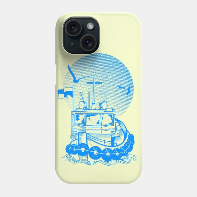 Tugboat Phone Case by mailboxdisco