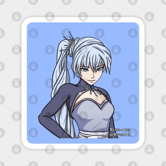 RWBY Weiss Schnee Magnet by Revel-Arts