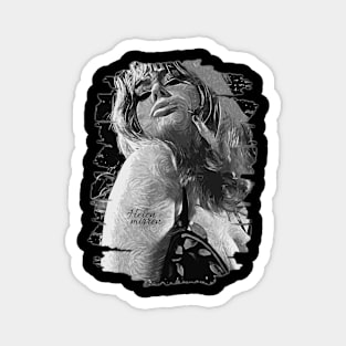 Helen mirren \ Brush Art Magnet