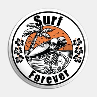 Surf Forever Pin