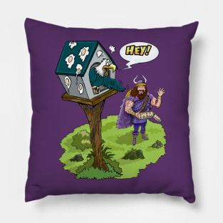 Minnesota Vikings Fans - Kings of the North vs Egg-cited Birdies Pillow