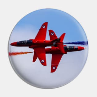 RAF Red Arrows Crossing Pin