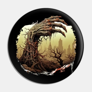 Zombie Emerging Pin