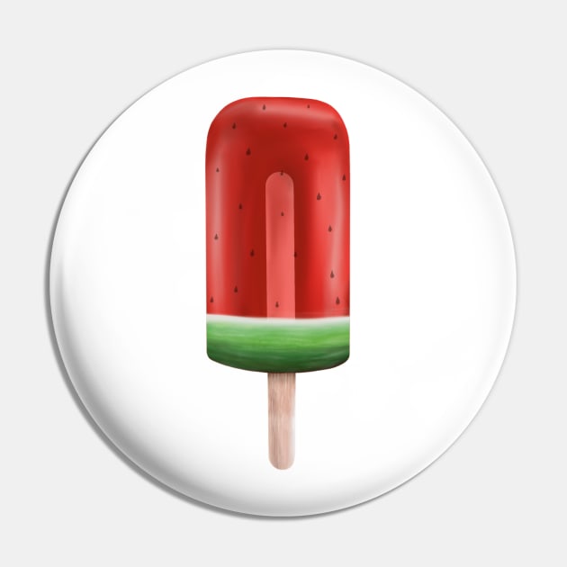 Watermelon Ice Pop Pin by Prettyinpinks