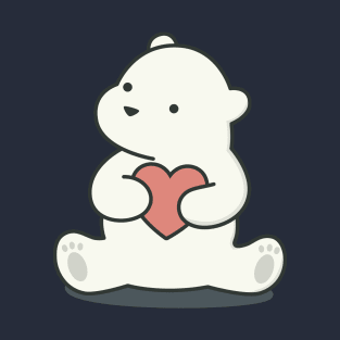 Happy Lovely Kawaii Polar Bear T-Shirt