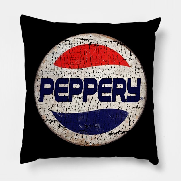 PEPPERY or PEPSI Pillow by IJKARTISTANSTYLE