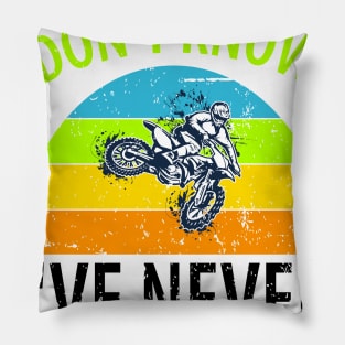 Motocross Biker Freestyle Stunt Pillow