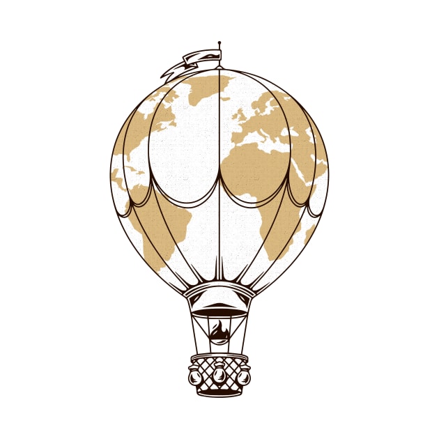 Air Balloon World Adventures by Alundrart