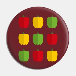 Bell Pepper Fiesta Pin