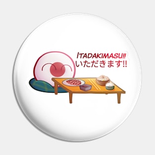 Japanball Itadakimasu! v3 - Countryballs Pin