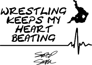 Wrestling keeps my heart beating Magnet