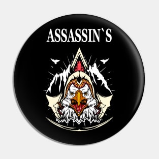 Assassins Logo Pin