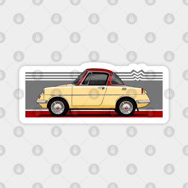 The iconic classic japanese car Magnet by jaagdesign