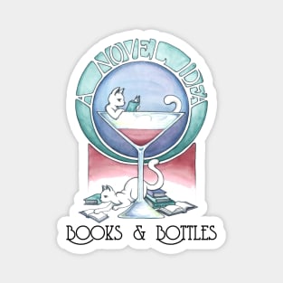 Books & Bottles Magnet