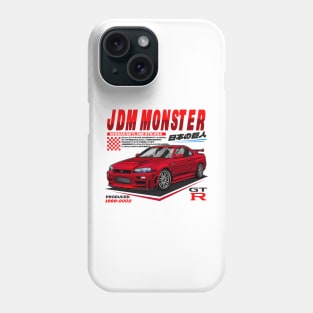 NISSAN SKYLINE GTR-R34 (RED) Phone Case