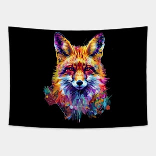 Autumn Embers The Fox Face Tapestry