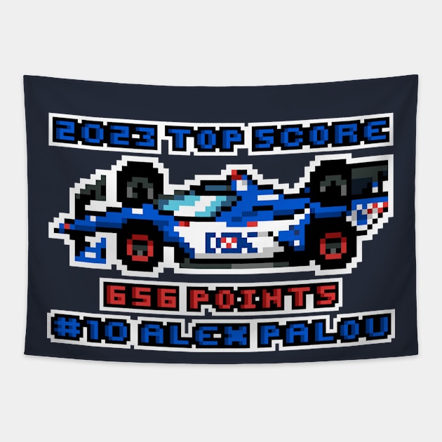 Alex Palou '23 Champ Old School Tapestry by SteamboatJoe