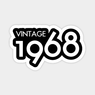 Vintage 1968 Gift 52nd Birthday Party Magnet