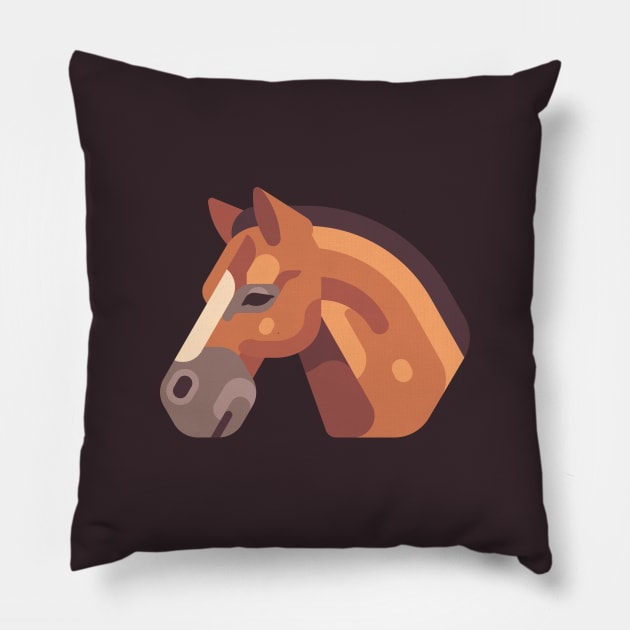 Horse Head Pillow by IvanDubovik