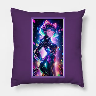 Anime Cat Girl | Quality Anime Artwork | Manga Anime Art Pillow