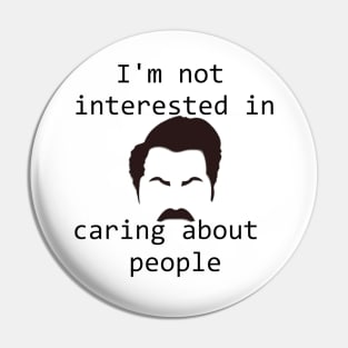 Ron Swanson Pin