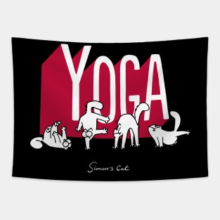 yoga Simon's Cat. Tapestry