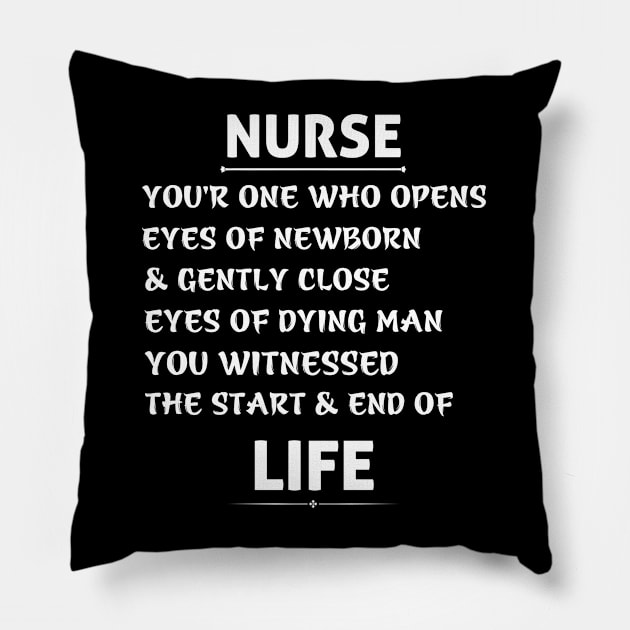 nurses day Pillow by samsamteez