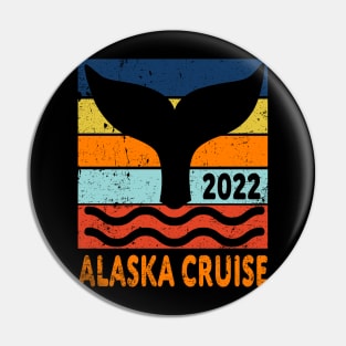 Alaska Cruise 2022 Whale Tail Family Reunion Group Matching Design Pin