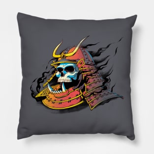 Samurai Skull Pillow