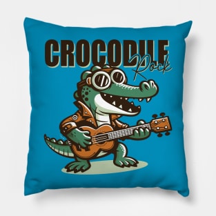 Crocodile Rock //\\ Retro Music Fan Pillow