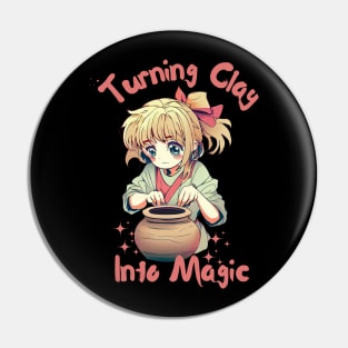 Turning clay into magic Pottery Anime girl Pin