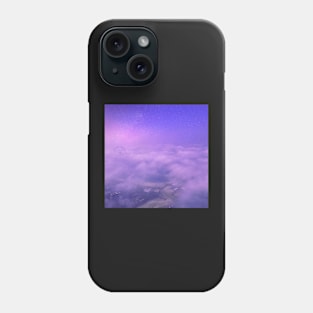 Beautiful Cloudy Sky Filled with Stars Phone Case