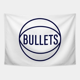 Defunct Baltimore Bullets Basketball (Small) Tapestry