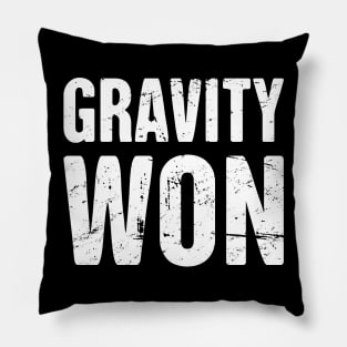 Gravity - Funny Broken Ankle Get Well Soon Gift Pillow