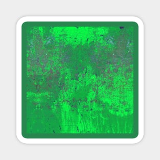 Green Leaf Grunge texture Magnet