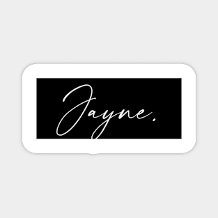 Jayne Name, Jayne Birthday Magnet