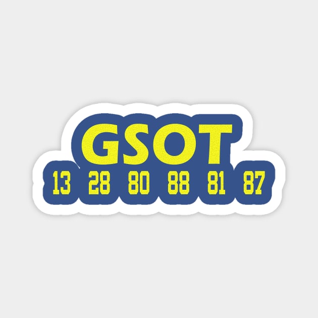 GSOT ( Greatest Show on Turf ) Magnet by Retro Sports