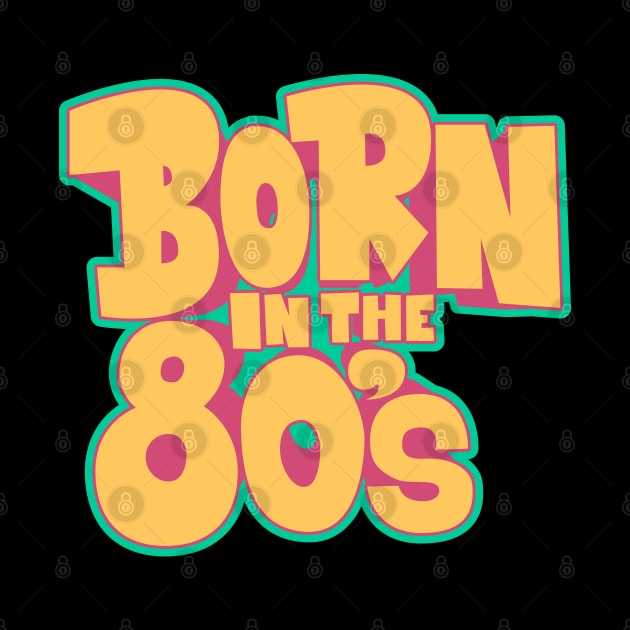Born in the 80`s illustration by Boogosh