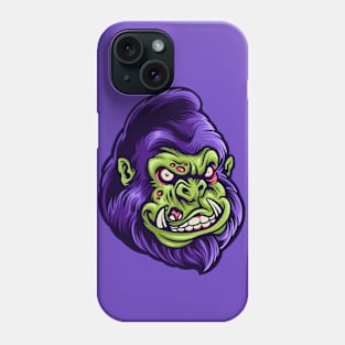 Zombie Gorilla Head Phone Case