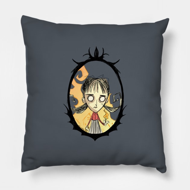 Pyromaniac Willow Pillow by ShadowcatDesign