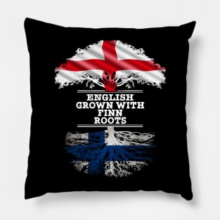 English Grown With Finn Roots - Gift for Finn With Roots From Finland Pillow