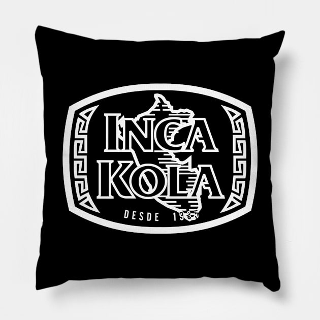 Peru - Inca Kola (White) _006 Pillow by Tridaak